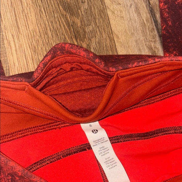 Lululemon Invigorate Red High-Rise Tight 28" - 8 - Picture 6 of 13